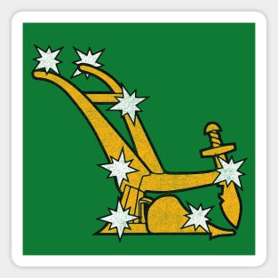 Starry Plough Flag / Irish 1914 Design Magnet